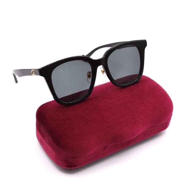 NEW GUCCI GG1000SK 003 BLACK GREY AUTHENTIC SUNGLASSES 55-20 - Picture 2 of 10